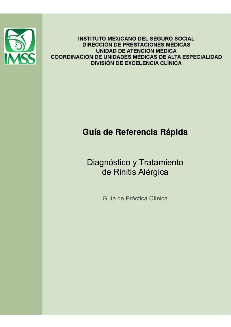 guia practica clinica rinitis alergica
