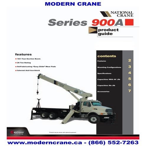 Grua titan de 26 ton international sterling 900 a | PDF