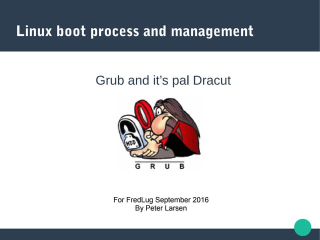 Grub and dracut ii