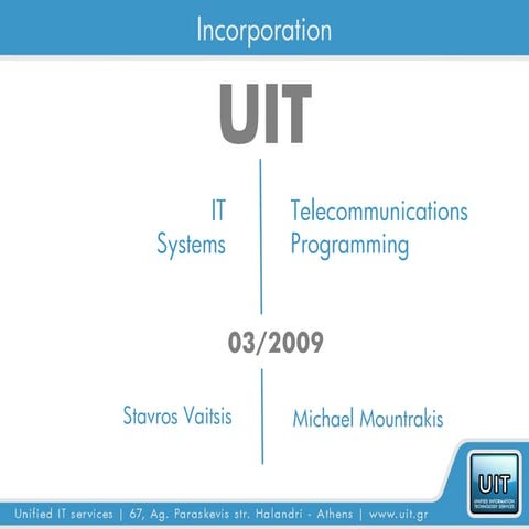 UIT Telecoms Presentation