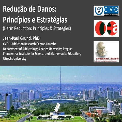Grund J-P. C. (2015). redução de danos princípios e estratégias (harm reduction-principles & strategies). 