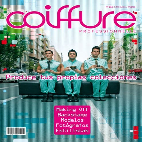 Grupo macomaco - Colecciones - revista coiffure nº 266 - sensiblemente