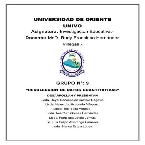 Recoleccion de datos