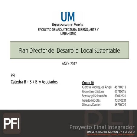 Master plan grupo 4 | PDF