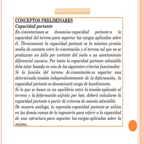  capacidad portante de suelos