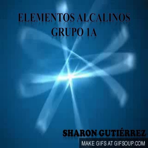 Elementos alcalinos Grupo 1a