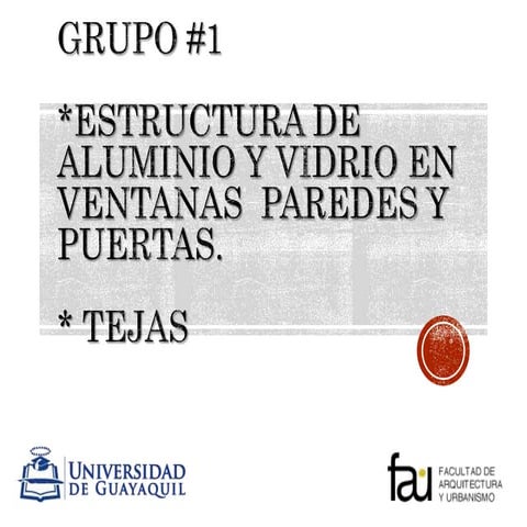 Sistemas Tecnicos. Estructura de Aluminio y vidrio en ventanas paredes y puer...