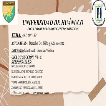 GRUPO 2 Derecho del NIÑO Y del ADOLESCENTE