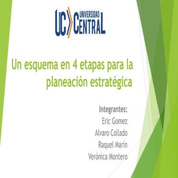 Etapas de la planeacion estrategica | PPTX