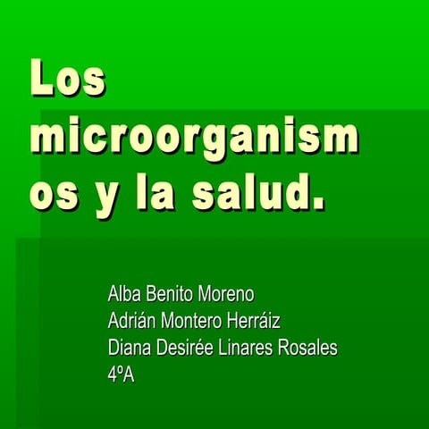 Microorganismos y la salud