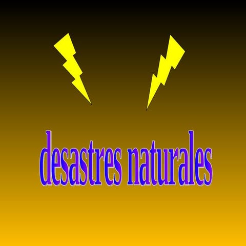 Grupo 4 desastres naturales