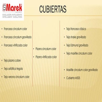 Grupo 6   Cubiertas