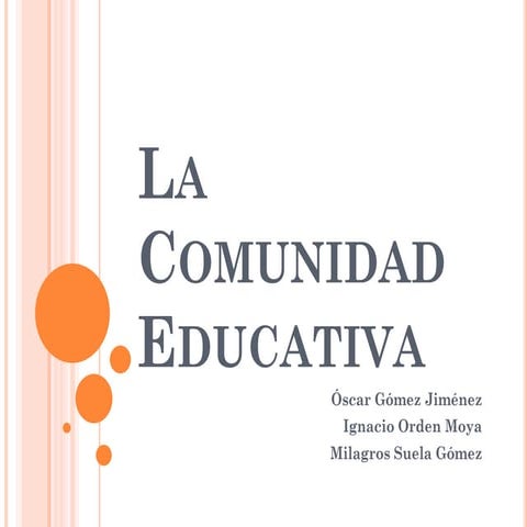 La comunidad Educativa | PDF