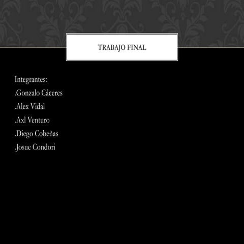 Grupo 7 - Urbe y Orden