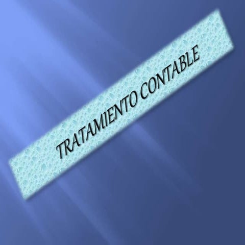 Tratamiento Contable