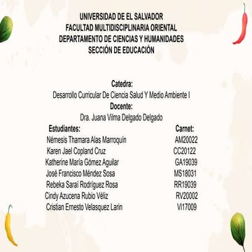 Seguridad y Soberania  Alimentaria ambiental