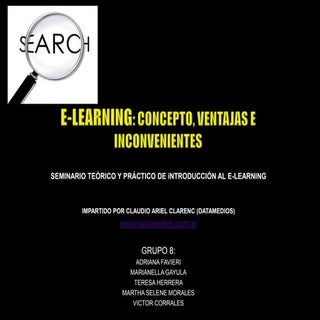 E-learning: Concepto, ventajas e in...