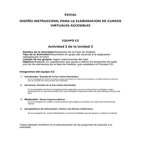 Grupo c2 elementos de la fase de analisis