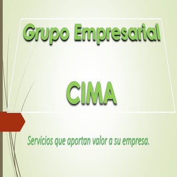 Grupo CIMA | PPTX