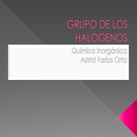 Grupo de los halogenos