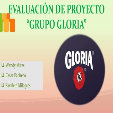 GRUPO GLORIA S.A.