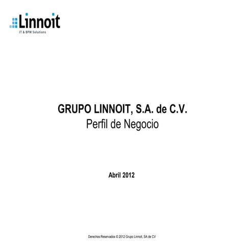 Grupo Linnoit   Perfil Resumen V2.4