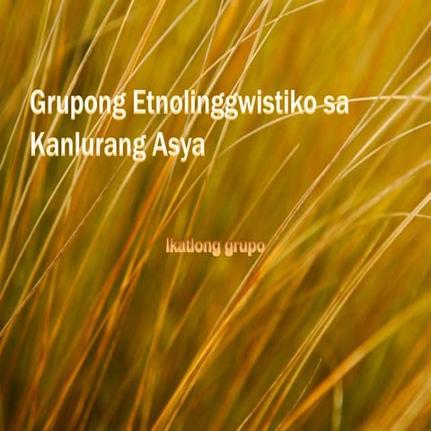 Grupong etnolinggwistiko sa kanlurang asya