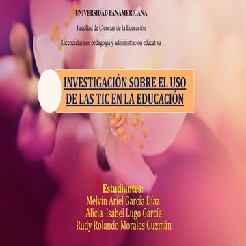 Grupo no. 3 carrera de licenciatura, Universidad Panamericana