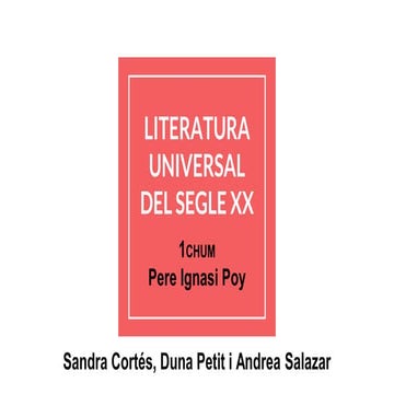 Literatura Universal del segle XX - Grup Orhan Pamuk