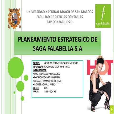 Grupo Saga Falabella S.A. Caso Practico