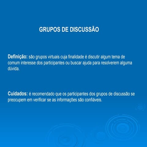 Grupos De Discussão