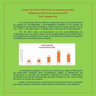 Grupos de Investigación de Cocienci...