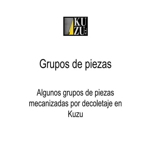 Grupos de piezas