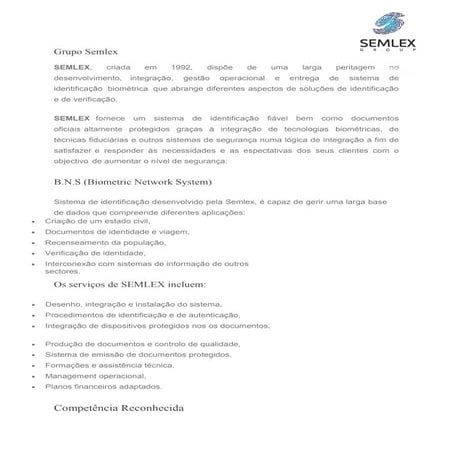 Semlex aux Comores | PDF