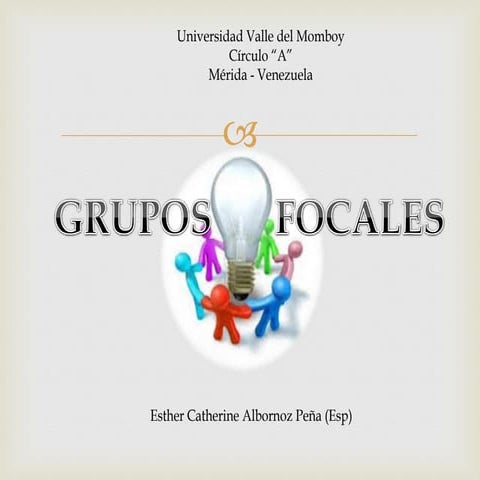 Grupos focales power point
