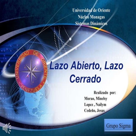 Sistemas de control de lazo abierto y lazo cerrado 