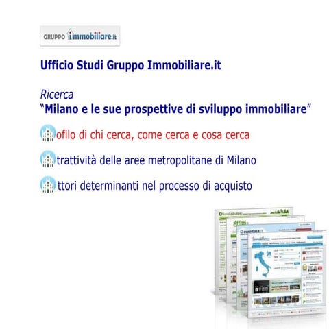 Immobiliare.it: Milano e le sue prospettive di sviluppo immobiliare
