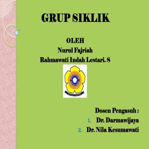 Grup siklik