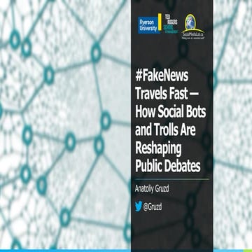 #FakeNews Travels Fast — How Social Bots and Trolls Are Reshaping Public Debates