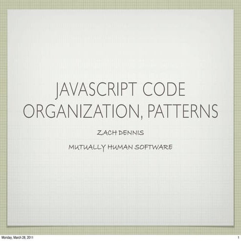 Pattern of organization | PPTX