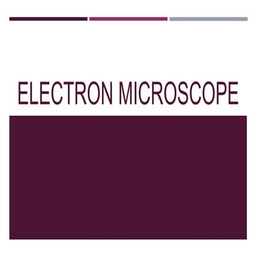 Electron microscope
