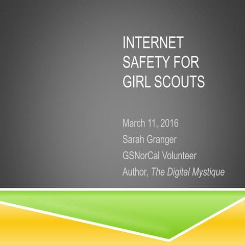 Girl Scouts Online Safety Training