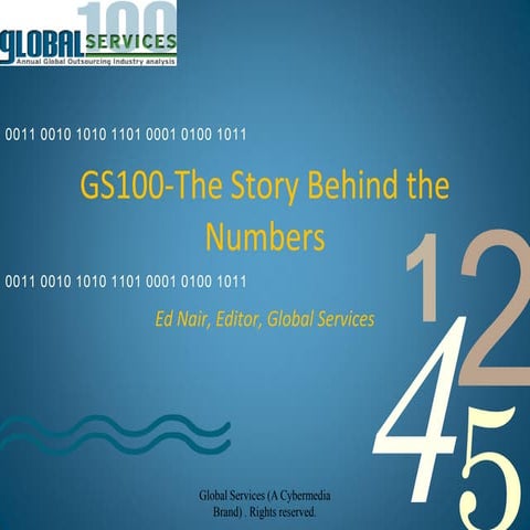 Gs100 the story behind the numbers