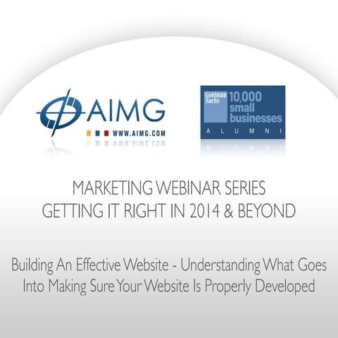 Small Business Marketing - What's Really Makes an Effective Website?