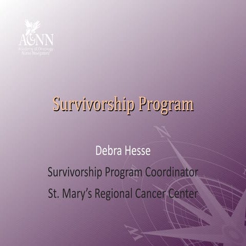 Survivorship Program Examples