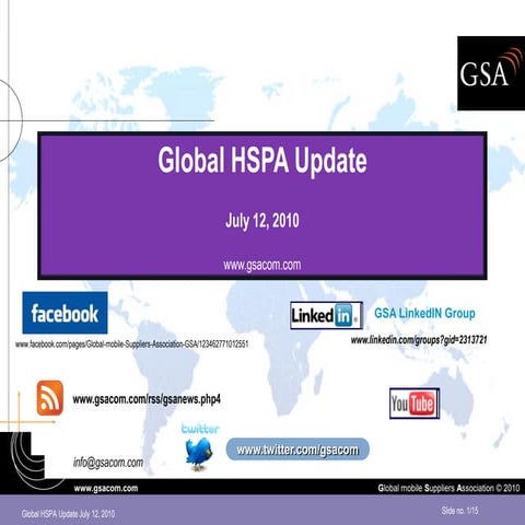 HSPA(High Speed Packet Access) | PPTX