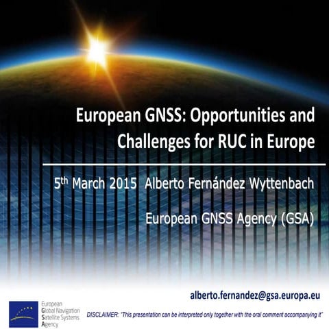 GSA Road User Charging Conference 2015