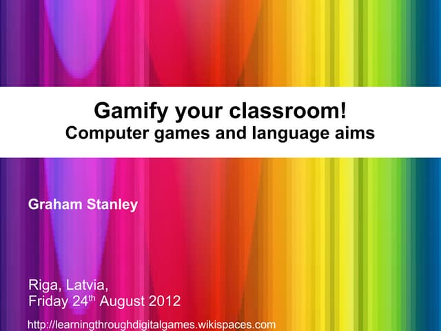 Gamify your classroom!