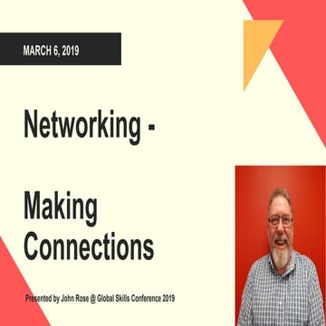 Making Connections - Global Skills Conference 2019