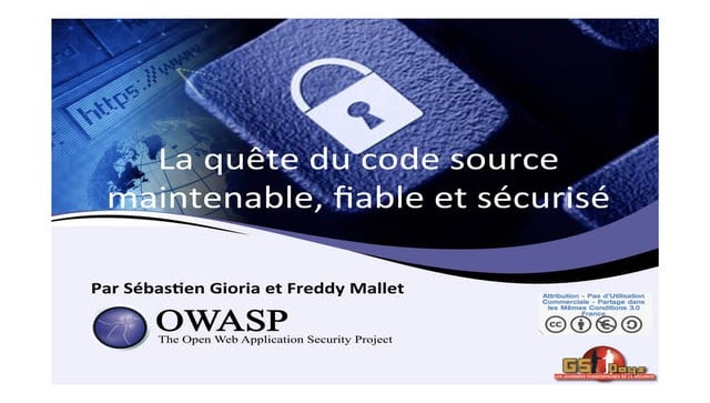 La Quete du code source fiable et sécurisé - GSDAYS 2015